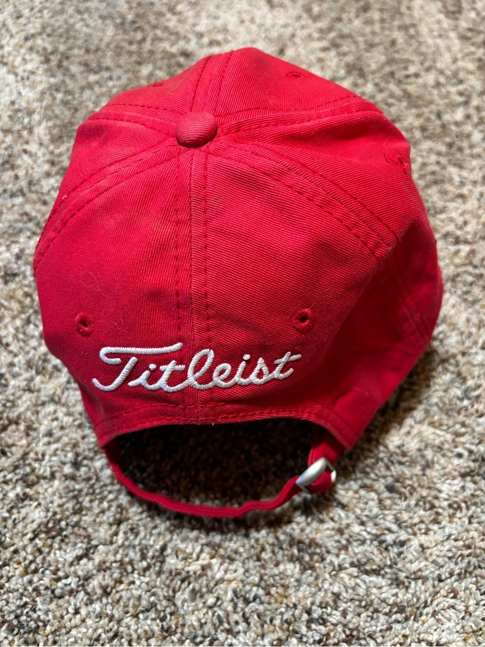 239. Titleist White Script Red Golf Cap Texas Tech - Picture 3 of 7
